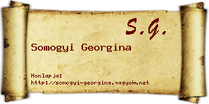 Somogyi Georgina névjegykártya