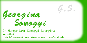 georgina somogyi business card